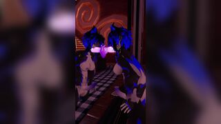 Vrchat Fur Giving a Oral-job Whilst Wanking its Dong