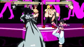 Shemale hentai Fighters Comics Side Scroller Transgender Porn Game Play Ep 02