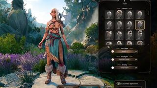 Baldur's Gate three Game Beginning - Character Creation with Nudity