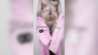 teen faggot with snatch showing off shaggy tiny body