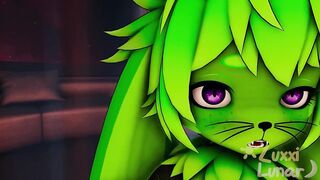 POV Lewd Dom Femboy Alien Bunny Makes U Suck His Knotty Dick...