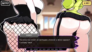 Showing My Fabulous Futa Outfit to Audrey and Violet