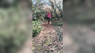 At home and in the garden - ebony hose and boots