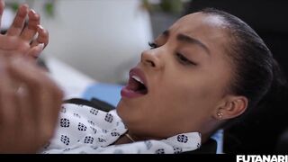 Interracial Lalin girl Transgender Surprise - Veronica Leal Grows Shemale hentai Rod and Creampies Black Sofi Vega