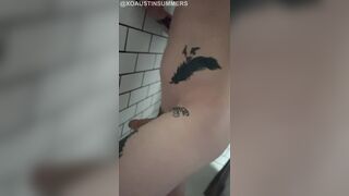 Angel Showing Off Schlong in Shower