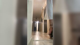 I greeted the pizza hunk out of a brassiere