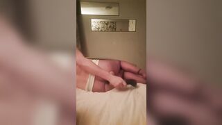 Playing with my booty well slut