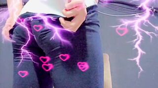 Daniela unleashed in cute recent white pants