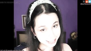 Cute tranny DaniTheCutie lactates from her tiny tits just for u