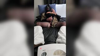 Smokin' hawt crossdresser jack off and cum