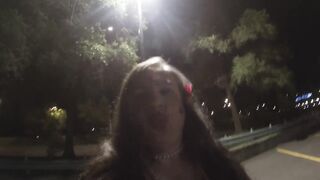 Stupid Lustful CD is out and about in the great outdoors hunting for knobs.