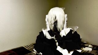 Ebony Zentai Cosplay Breathplay