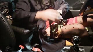 A recent messi task , indecent petticoat and nylons in void urine and jizz 1