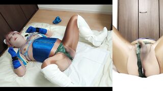 Prostate Toy stimulates my prostate! Multiple climax has cum by nipp/butthole masturbation! Female mask crossdresser.