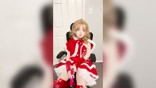 Double Kigurumi Mask Christmas Outfit Vibrating