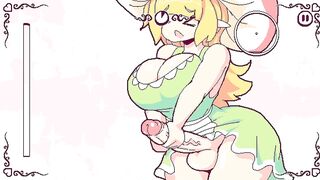 Shemale hentai Waitress Rubbing Her Rod Against The Owner - Shemale hentai di Funghi