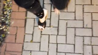 There's no thing like latex on a walk