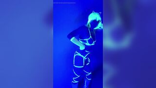 Neon shemale in underware