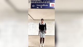 Sissy in Office-Outside