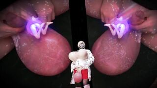 Lick my Balls ! Large Balls Bizarre Stretching Real Life Futa Inspection Saline Infusion Low Hanging Balls - Visit my Fansly Page for greater amount !