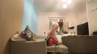 Sissy Hot Costume suck and screw toys