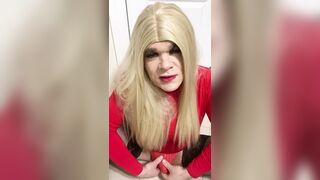 Sex driven lewd Crossdresser talks indecent and then has boyfriend tell her this chab’s plan to floozy her out for his allies