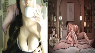 SHEMALE HENTAI MULTIPLE CREAMPIE- three D Anime React