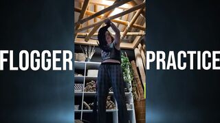 S&M ASMR - Practicing Weaves With Floggers