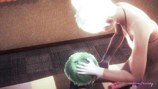 Queer Femboy - Kitten Screw Rin's Throat and booty