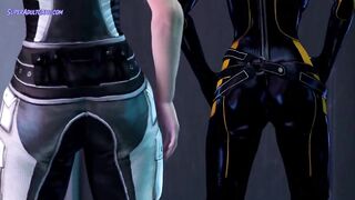 That babe Screwed All Her Holes - Shemale hentai Redhead Commander Destroys Her Twat ( Uncensored Realistic )