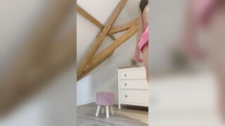 Geile transvrouw speelt met haar lul