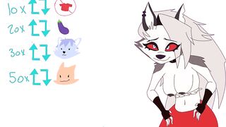 loona-mistletoe-shemale hentai-alternative-loop-helluva-boss-nsfw-animation-christmas