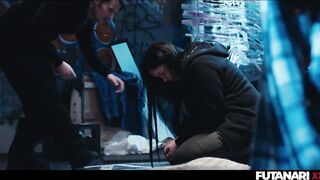 Futanari Hentai big beautiful woman Gal Possessed by Sex Demon Turns Into Concupiscent Tranny And Facefucks Cute Blond