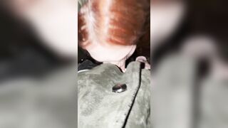 Cute Redhead Trans Beauty – Public Boiler Room Oral Scene