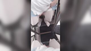 POV Mirror Session: Maid Femboy Hiding & Showing Weenie