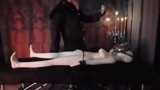 Alternative Medical Plague Fetish - Masked CD gets kinky with Sexpot Doll in nylons Part 1