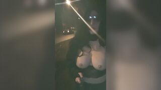 I was flashing my tits, totaxi drivers