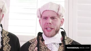 "Let 'em Eat Knob" Trans FUCKFEST with Princesses & Butlers Lead By AUBREY KATE