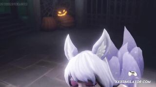 Kiriko’s Intensive Shemale hentai Thrusts Leave DVA Groaning Until the Creamy Double Finish