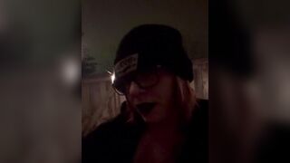 Punk sissy femboy smokin' fetish