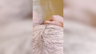 Playing with My Bushy Snatch in the Tub Another time