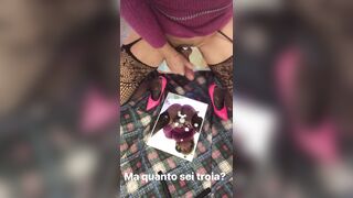 Bella #sborrata aul mio fedele specchio