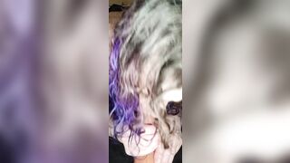 Trans hotty oral-job practice