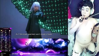 Realm hearts three Cute Trans Catgirl Gamer Succubus Streams Games Whilst Viewers Control her Sex tool