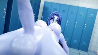 Talon's Locker Room (Overwatch widow and la Lupa bang every other in lockers in the evening)