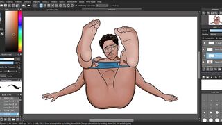 cute trans guy speedpaint