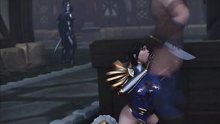 Futanari Alliance Human Captain Ashtinn sucks/ banged by Defias Rogue for Info (dressed)