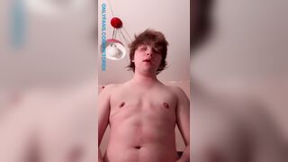 Trans teen riding wang