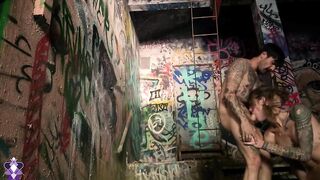 Trans Hotty Public Banging of a Trans Dude in an Abandoned Powerplant
