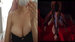 Screwing My hawt Futanary ally - Second life- SHEMALE HENTAI REACT